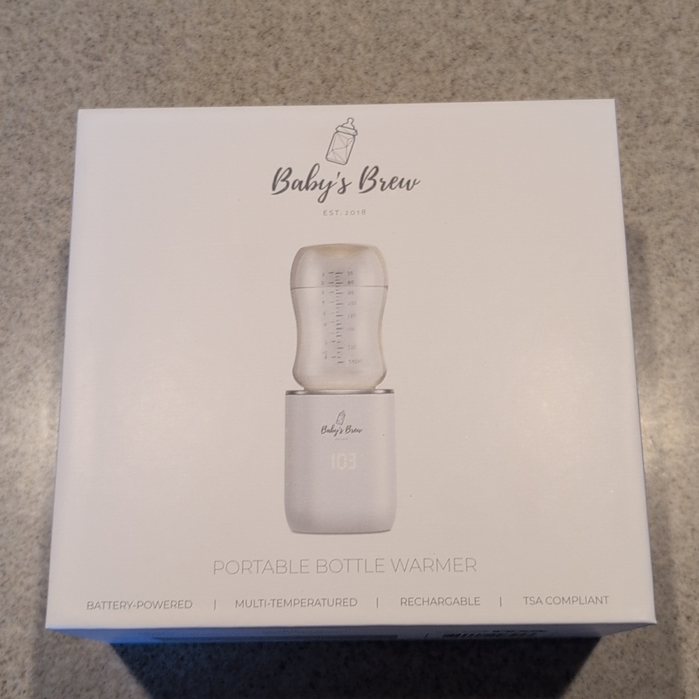 Baby's brew portable bottle warmer New In Box